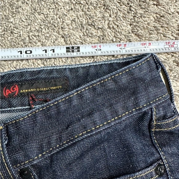 AG Adriano Goldschmied the club flare jeans 30 10 low rise Y2K dark wash 2000’s - Picture 9 of 12